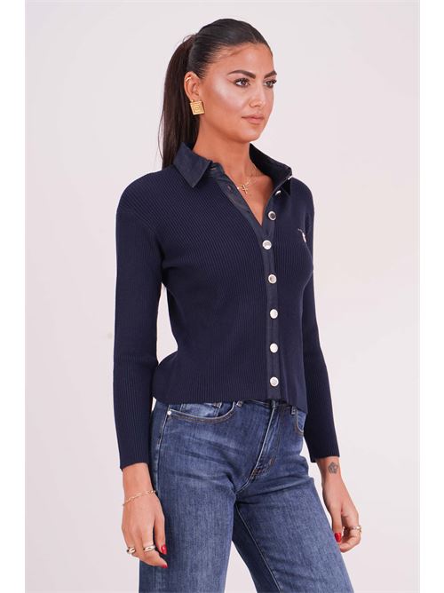 Cardigan a costine Il The' Delle 5 | CIPSDARK BLUE